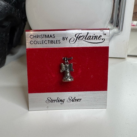 Christmas Collectibles by Jezlaine Sterling Silver Christmas Bell Charm Vintage - Picture 1 of 2